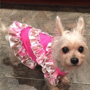 CUSTOM TAILORED PUPPY DRESSES NEW CONDITION!